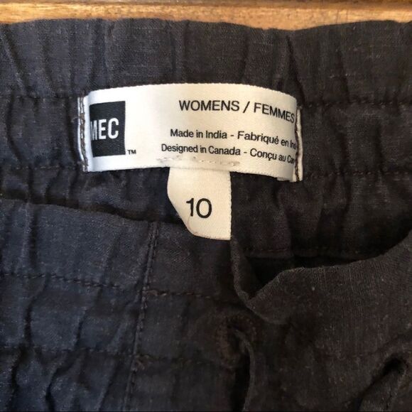 MEC Hemp blend capris Grey size 10 - Picture 2 of 7